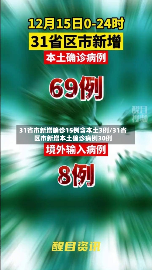 31省市新增确诊15例含本土3例/31省区市新增本土确诊病例30例-第2张图片